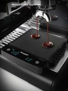 MONGDIO | Waterproof Coffee Scale for Espresso Drip Coffee Timer Weight Measurer