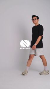 NORTHRE Short Pants Celso Cotton Fleece Cream NTbasic