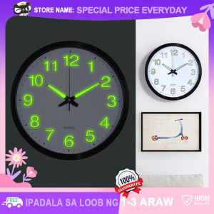 JAPAN 12 Inches Luminous Wall Clock Japanese Original 30cm Big Size Clock Glow In The Dark with Night Light 8" Clocks
