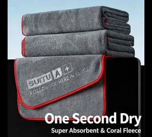 Car Wash Microfiber Towels for Cars Scratch-Free Drying Cloth Towel Ultra Absorbent Washable for Interior Dashboards
