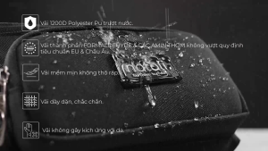 Túi bao tử nam nữ Natoli đeo bụng cao cấp nhiều ngăn chống nước Cali Cross Bag T14