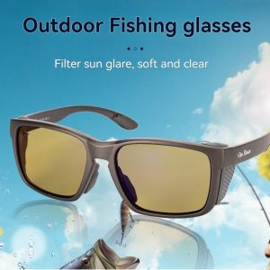 High Light Transmission Fishing Glasses for Driving/Fishing Polarized Sunglasses Polarizing Lens Sports Glasses Outdoor Goggles
