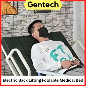 Automatic Medical Care Foldable Bed with Controller/ Bedstead Nursing Bed for Home Care Elderly 1 Crank