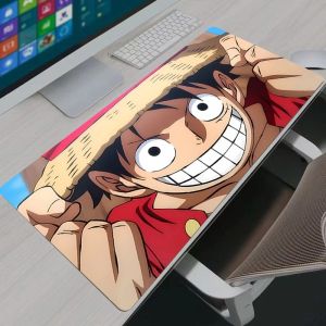 Bandai | Mouse Pad Notbook One Piece Luffy Gaming Large Keyboard NonSlip Rubber Computer Carpet Desk Mat PC Gamer MousePad Youth Gifts