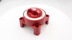 Công Tắc Xoay Pin Công Suất Lớn 9001E 12V-48V Ngắt Nguồn Ngắt Kết Nối Cho Ô Tô Xe RV Thuyền Thiết Bị Hàng Hải Lắp Bảng Điều Khiển Chất Liệu Nylon