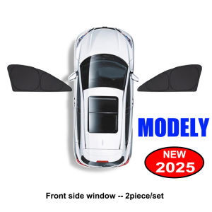 for Tesla New Model Y 2025 Side Window SunShade Front Rear Windshield Shading Wild Camping Rest Privacy Protection Cover for Kid