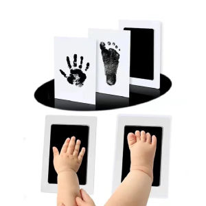 Pet & Baby Handprint Footprint Safe Ink Pad Smart Inkless Touch Design For 0-6 Months Baby