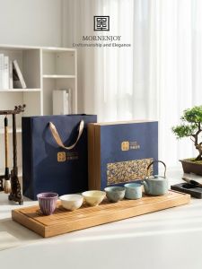 mornenjoy | Heritage Junding and Five Famous Kilns Tea Set Gift