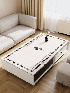 Living Room Coffee Table Tablecloth Modern Minimalist Fancy Oil-Proof Waterproof Disposable Dining Table Cushion Heat Insulation Household Coffee Table Mat