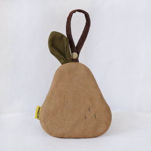 Túi Đựng Tiền Hình Quả Lê Dễ Thương Cho Bé Gái Túi Xách Cầm Tay Đi Dạo Túi Đựng Chìa Khóa Hình Quả Lê Mới 2025 Túi Đựng Tiền Phong Cách Mới Của San Color Patch