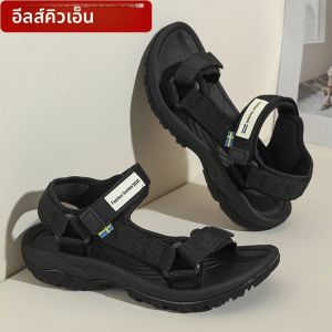 ผู้หญิงสีดํารองเท้าแตะฤดูร้อนชายหาดรองเท้าแตะวันหยุด Comfortale กลางแจ้ง Breathable Ladie รองเท้าเดิน