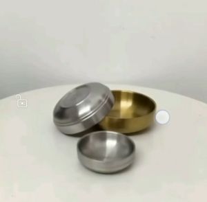 Heat Insulated Stainless Steel Bowl Mixing Bowl Double Layer Rice Bowls Metal Ice Cream Soup Bowls for Kitchen Flatware