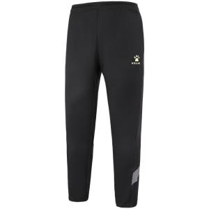 KELME Mens Fleece Lined Slim Fit Running Football Training Pants Elastic Waist Sports Long Trousers Comfortable Breathable