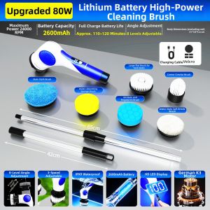 CHONGXIAOSHUAI | Electric Long Handle Glass Cleaning Brush