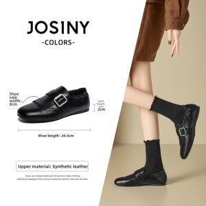 Josiny | Lace-up Oxford Flat Women Shoes Soft and Comfortable