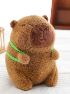 หมอนผ้าขนแกะ Capybara Plush Toy สวมใส่ผ้าฝ้าย PP นุ่มๆ สุดน่ารัก เหมาะสำหรับทุกวัย ของขวัญวันเกิดสำหรับผู้หญิง