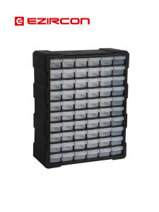Drawrer Type Screw Storage Box Parts Case Partitioned Modular Expandable Plastic Toolbox Transparent Durable Workbench Organizer