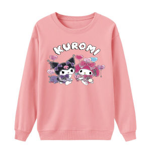 เสื้อยืดคอกลมแขนยาวหลวมๆ สไตล์เกาหลีสำหรับผู้หญิงไซส์ใหญ่ ทรงหลวมๆ สีพื้น เสื้อสเวตเตอร์ผู้หญิง ฤดูใบไม้ผลิและฤดูใบไม้ร่วง