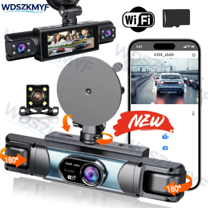 4 CH Dash Cam Car DVR WiFi HD 1080P Video Recorder 3/4 Channel Front Rear View cam Night Vision Black Box For Vehicle Safty