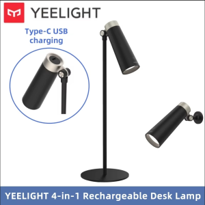 YEELIGHT 4-in-1 Rechargeable Desk Lamp LED Reading Decorative Light 4 Ways to Use 180° Rotation Color Temperature 4000K Type-C
