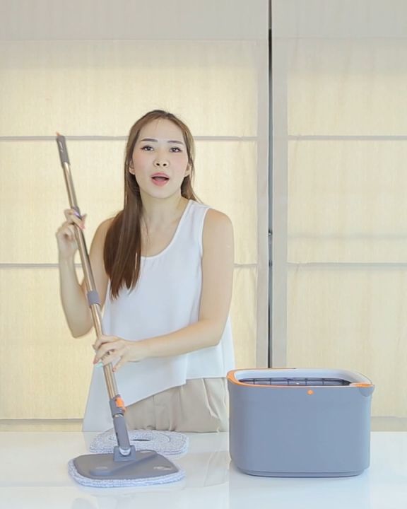 Ezy Mopp ช ดถ งป น ไม ม อบ ไม 1 ถ ง1 ผ าม อบท งหมด3ผ น ไม ถ พ น