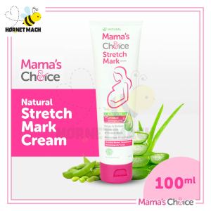 Mamas Choice Stretch Mark Cream 100ML (Safe & Halal Maternity Skincare For Pregnant Moms)