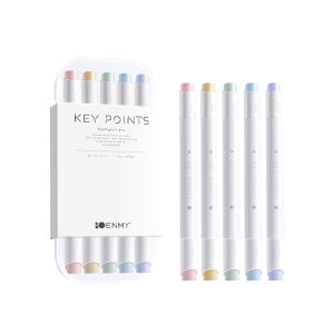 ENMI | Fluorescent Multi-color Note Highlighter Pen Dual Head