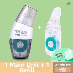 Deli Double-Sided Nano Glue Tape for Students Handy Writable Transparent Neat Handcraft Adhesive Tape Easy-To-Replace Core