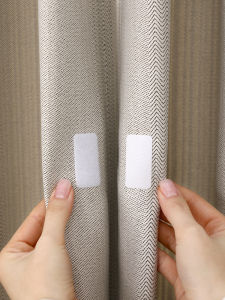 Anti-Light Leakage Curtain Rings Magnetic Closure Door Curtain Bed Curtain Mother-Father Magic Tape Fixator Home Fabric