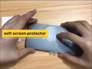 HYDROGEL CLEAR BENING GLOSSY Infinix Smart 7/Smart 6+ 6 6HD/Smart HD/Smart 5 4 3+ Anti Gores Pelindung Layar Depan/Front Full Screen Guard Protector Scratch Gel Jelly Melengkung Curve Transparan Putih Murah Baru Plus