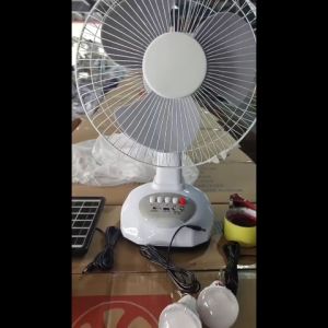 Marino พัดลมตั้งพื้นโซล่าเซลล์ พัดลมพลังงานแสงอาทิตย์ รุ่นตั้งพื้น ขนาด12นิ้ว No.Y1989