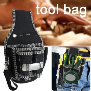 【HOT SALE】9 in 1 Tool Belt Screwdriver Utility Kit Holder Top Quality 600D Nylon Fabric Tool Bag Electrician Waist Pocket Pouch Bag