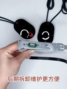 1Set Kabel Tombol Power Pc Reset Sakelar Daya Komputer Eksternal Dengan Efek Cahaya Untuk Anti Pencuri Warnet Dan Pribadi