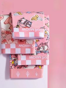 MiiOW | Pure Cotton Mens Underwear Summer Thin Sporty Briefs Teenage Boys Cute Cartoon Print Mid Waist Cotton Fabric Short Shorts