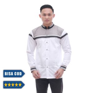 Baju koko pria Baju koko pria keren Baju koko pria lengan panjang Baju koko pria lengan panjang Busana muslim pria Baju koko gus azmi