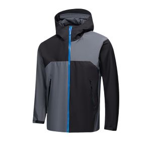 Áo Khoác Gió Nam Có Mũ Trùm Đầu Chống Gió Dành Cho Thể Thao Ngoài Trời Cắm Trại Leo Núi Thời Trang Phong Cách Anh Chất Liệu Polyester Khóa Kéo.