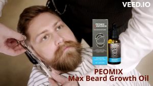 PEOMIX Beard Oil 30 ML Penumbuh Brewok Rambut Facial Hair