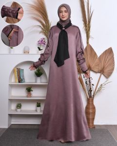(COD) azalia mode gamis zemer gamis terbaru bahan tebal dan lembut anti kusut