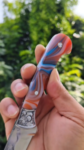 Bakufu มีดแล่เนื้อแล่ปลามีดอเนกประสงค์ มีดเลาะมีดแล่ด้ามเรซิ่น มีดดีไซน์สวยงาม PU รุ่น UT-R26