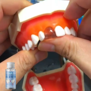 Eelhoe Thermal Forming False Teeth Denture Filling Solid Gel Temporary Dental Repair Broken Teeth And Gaps Repair Dental Veneers Resin Denture Filling Gel 10ml