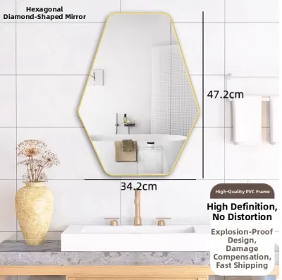 MU FENG ZHI NAN | Irregular Wall-Mounted Mirror Large Size