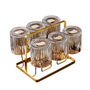YAGANG | Luxurious Large Capacity Whiskey Glasses Crystal Glass Set