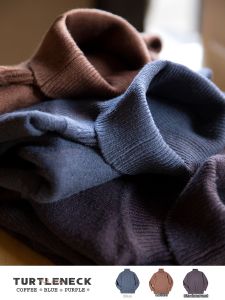 MADEN | Warm Stand Collar Basic Autumn Sweater