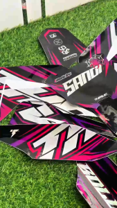 New Design Decal Honda Crf Trail/Supermoto - Stiker crf hologram glitter Full Body