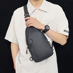 [TOYOU SHOP T66] TAS SELEMPANG | TAS BAHU PRIA | SLING BAG | WATERPROOF SHOULDER BAG + USB CHARGE