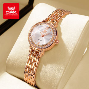 OPK Watch For Women Waterproof Original Sale 2025 Korean Style Luxury Small Dial Stainless Steel Strap Quartz Womens Watch COD