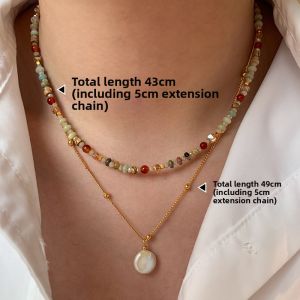 CAFFTI | Colorful Stacking Necklace Accessory