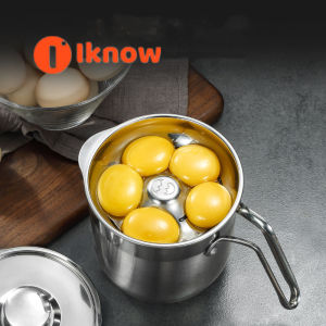 I know 304 stainless steel egg white separator baby supplementary food egg yolk protein filter household egg separator three-piece set