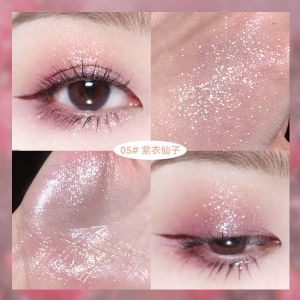 NoVO Lazy Persons Eye Shadow Stick Highlighter Dewy Shiny Waterproof Sweatproof Long-lasting Color Earth Tone Eyeshadow Pen