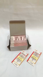 Jarum Regal 3/9 Jarum Jahit Tangan Isi 16 Pcs Warna Emas Gold Eye Milliners Needles